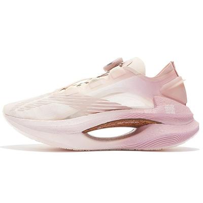 Кроссовки женские Li Ning Absolute Shadow Stable Non-Slip Breathable Low-Top Running Shoes Gray Pink ARRS002-9