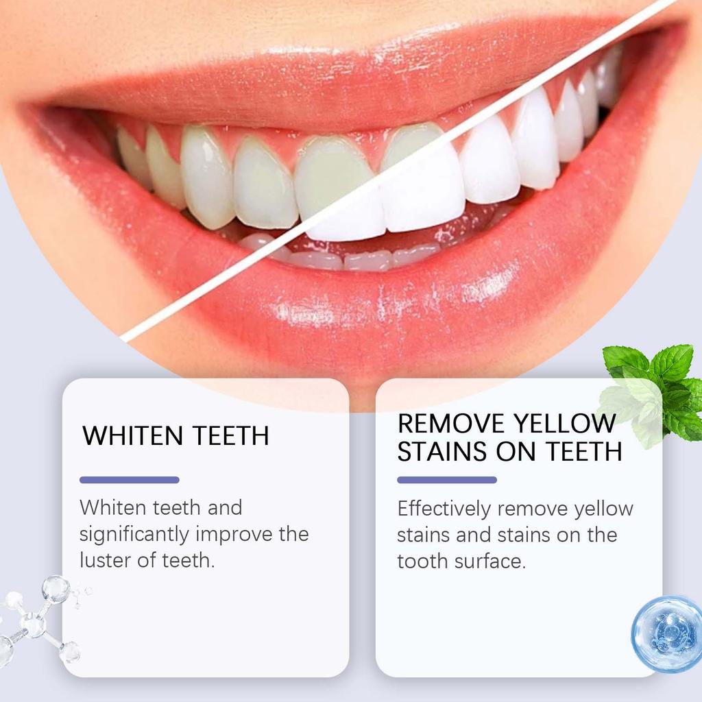 Oralhoe Заботливая зубная паста для бережной чистки, отбеливания пигментированных зубов, удаления желтого зубного камня и устранения запаха.