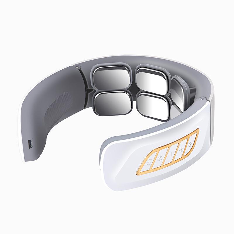 Перезаряжаемый умный массажер для шеи и шейного отдела позвоночника для домашнего ухода