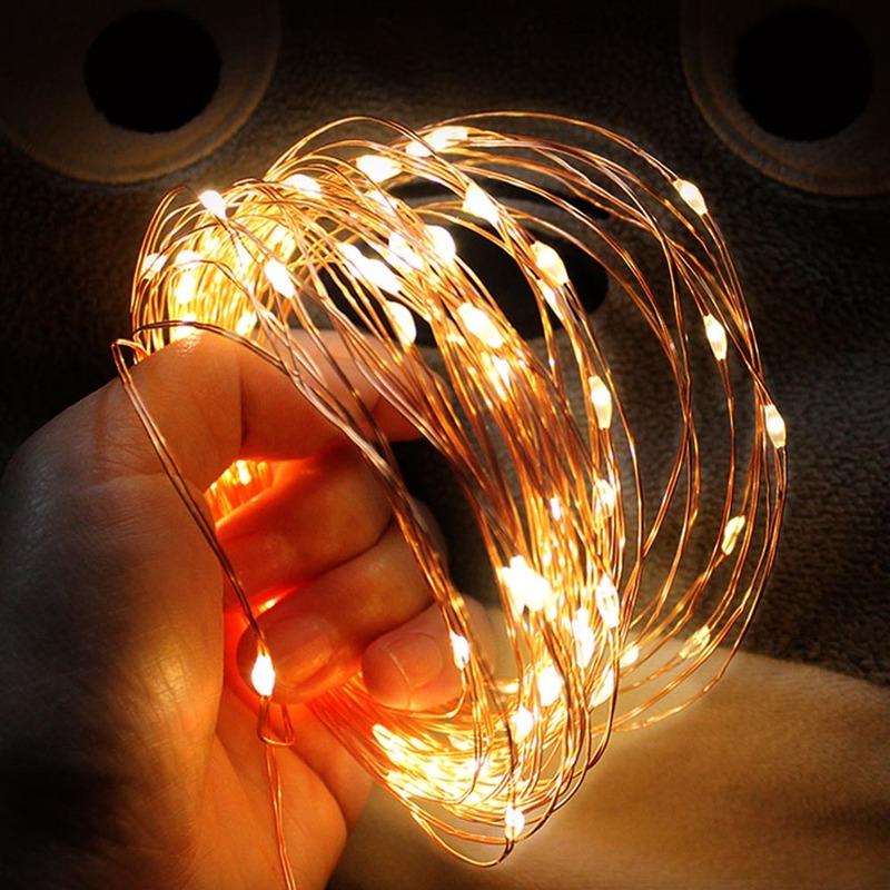 2M/5M/10M Photo Clip LED String Fairy Lights Copper Wire Lights