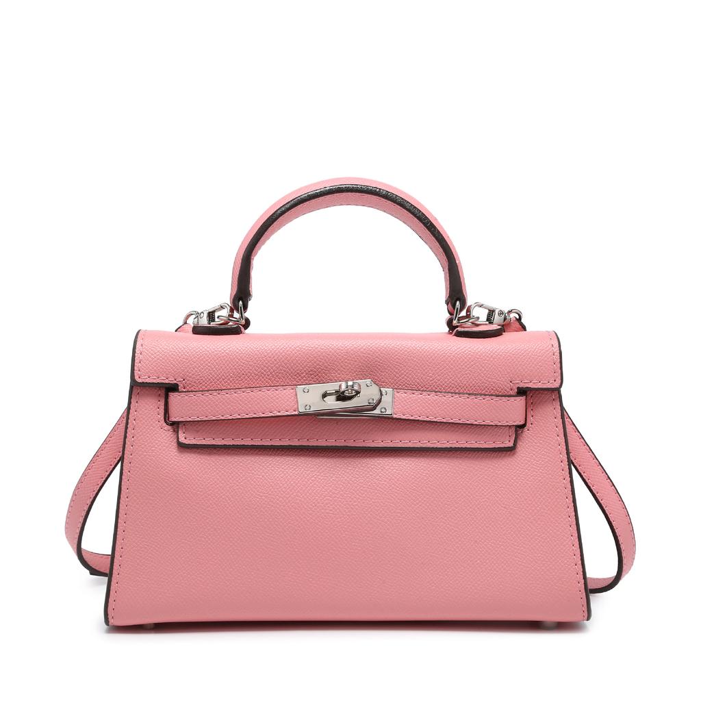 Горячая сумка второго поколения без пуха из натуральной кожи, высококлассная модная женская мини-сумка для ношения в руке, текстурная сумка-тоут