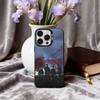 B-Bring M-Me the Horizon Чехол-бампер для телефона iPhone17,16,15,14,13,12,11 Plus,Pro Max Конфетный Серебряный Покрытие Внутренняя Крышка
