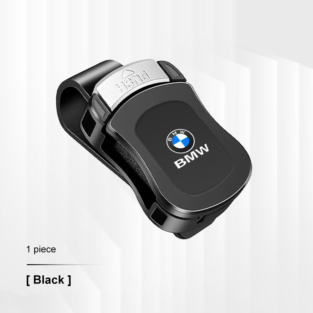 AAAOS1 Car Visor Glasses Storage Clip Sunglasses Holder for BMW X1 X3 X4 X5 X6 F15 F16 1 3 5 6 7 Series G30 G32 G11 F48 F39 520 525 320