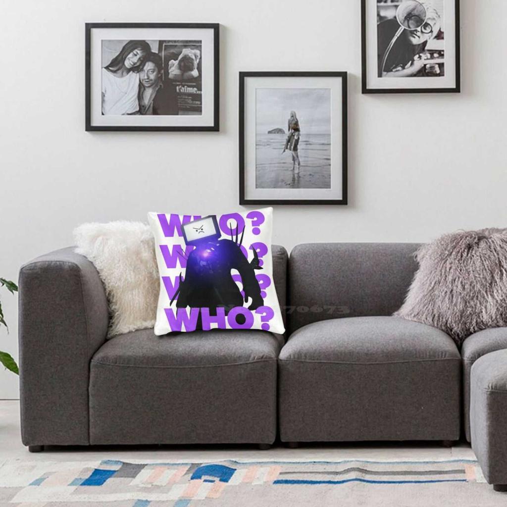 Titan Tv Man Angry! - Skibidi Toilet Pillowcase Bedroom Home Decoration Skibiti Tv Man Skibidi Titan Tv Man Skibidi Titan Tvman