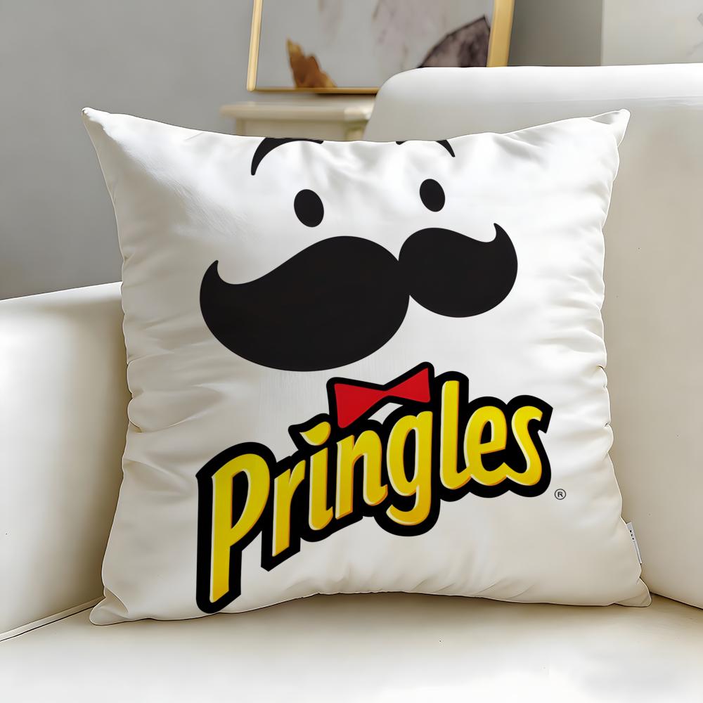 Классический бренд снеков Pringles Наволочка Мягкая и Легко стирающаяся – Универсальная для Дивана, Кровати, Путешествий и Офиса