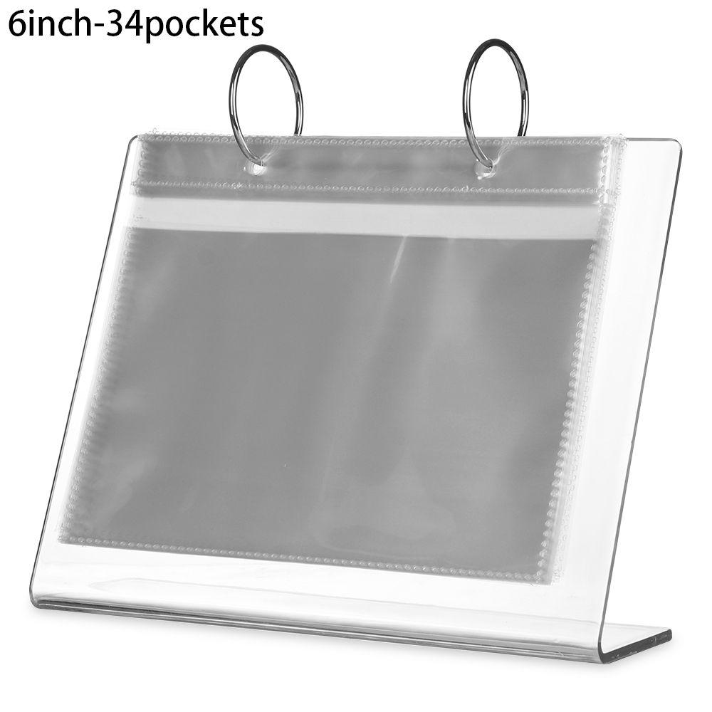 Multi-functional Organizer Storage Card Booklet Acrylic Photo Frame Picture Case Photo Album