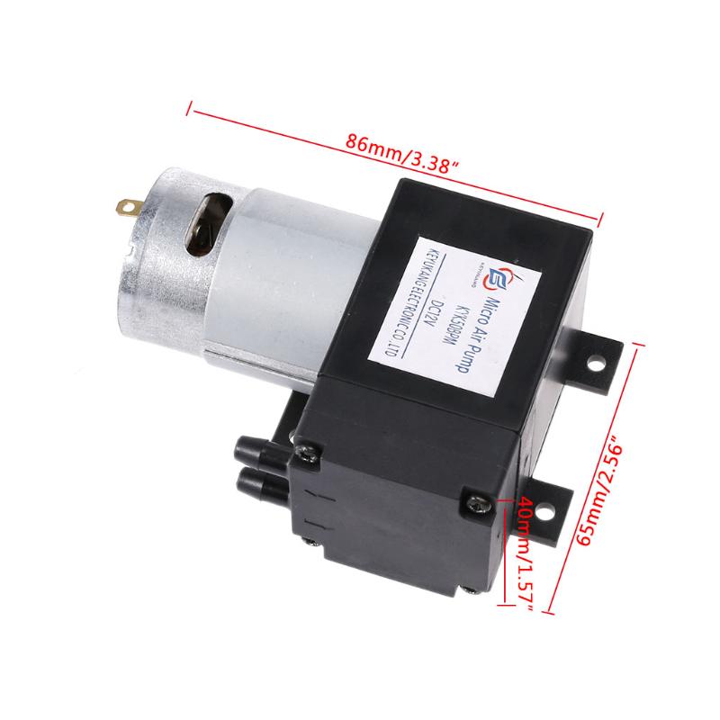 DC 12V Mini Vacuum Pump 8L/min High Pressure Suction Diaphragm Pumps With Holder Drop Ship