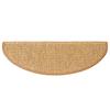 Self Adhesive Stair Mats Sisal Look 15 pcs 65 x 21 x 4 cm Sisal