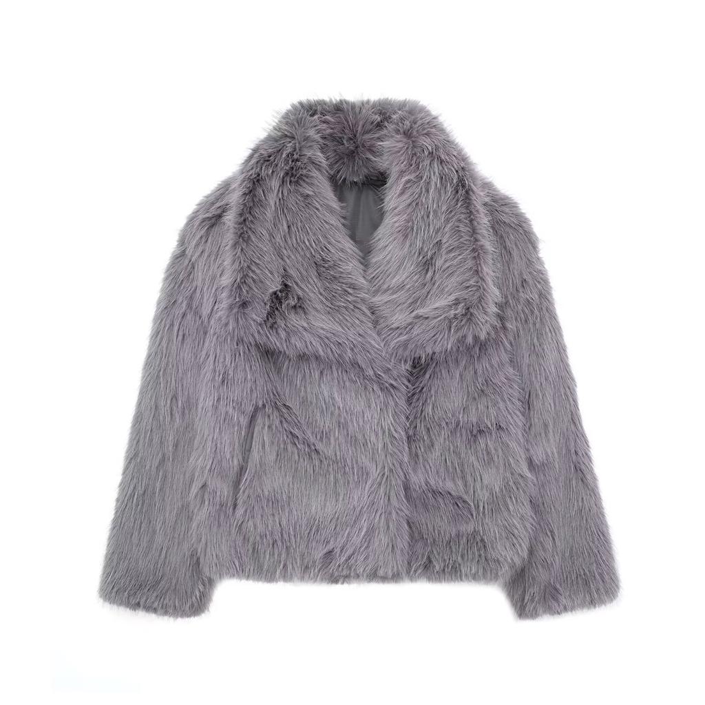 High Quality Women's Thick Lamb Wool Coat Women's Winter Fur Coat