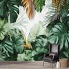 Nordic Rain Forest 3D настенная роспись Растение настенная роспись Гостиная Спальня ТВ Фон Обои Домашний декор