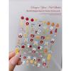 New Year National Trendy Style Cute Relief Spring Festival Nail Stickers