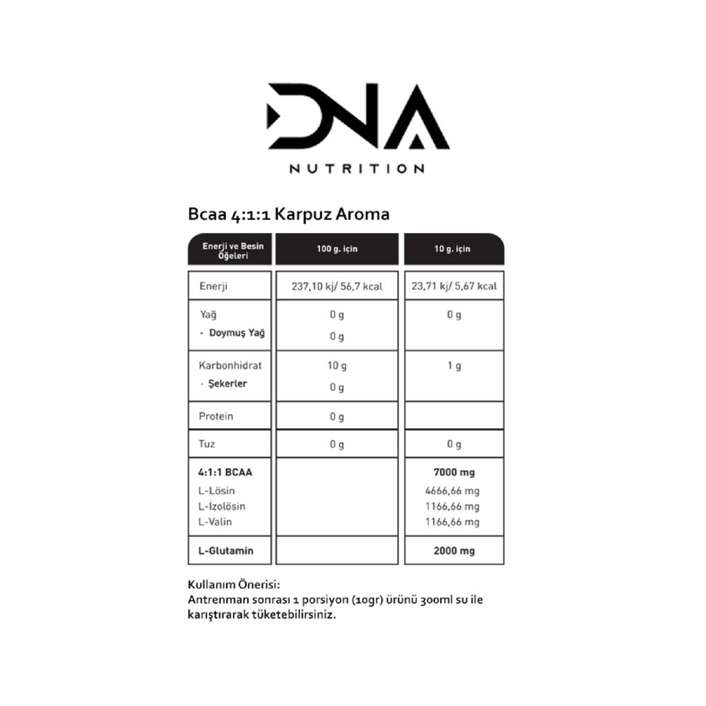 Bcaa 4:1:1 Watermelon Flavored 250gr