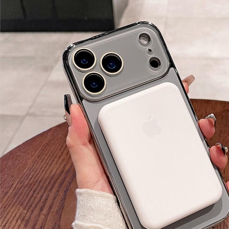 Для чехла Magsafe Для iPhone 17 Air 16 15 14 13 12 11 Pro Max Покрытие Магнитная Беспроводная Зарядка Защита Стеклянного Объектива Чехол