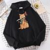 Cute Cat Fashion Hoodies Cool Print Hip Hop Sweatshirt Men/Women New 2022 Autumn Fleece Streetwear Loose Harajuku Unisex Hooded Sudaderas
