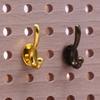 10pcs 1:12 Clothes Coat Hook Rack Mini Metal Wall Hangers Modle Toy  Doll house Bathroom Accessories