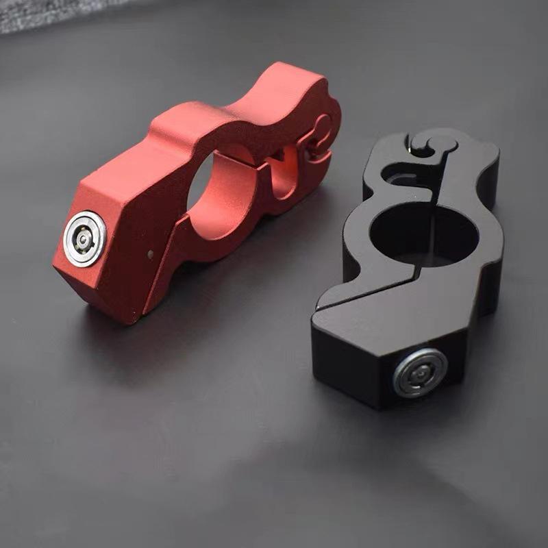 1Pc Motorcycle Handlebar Lock Handlebar Brake Handle Solid Lock Imitating Steal Lock Pull Rod Atv Dirt Street Bikes Anti Theft