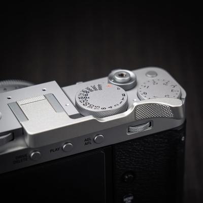 Iborrys Палец вверх Совместим с FUJIFILM и Fujifilm XE5 Специальная накладка для большого пальца Уникальная ретро ромбовидная гравировка Улучшенная устойчивость при съемке Хват, X-E5
