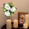 Имитация цветов, подсвечников, венков, декоративных украшений для гостиной, роз, свечей, чашек, атмосферных украшений