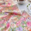 100% Cotton Korean Digital Printed Floral Fabric for Children’s and Parent-Child Clothing, Bags, and DIY Accessories