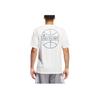 Adidas Select Graphic T-Shirt Soft Skin Comfortable Lightweight Short Sleeve Men Tops White Gray-Blue JC9091