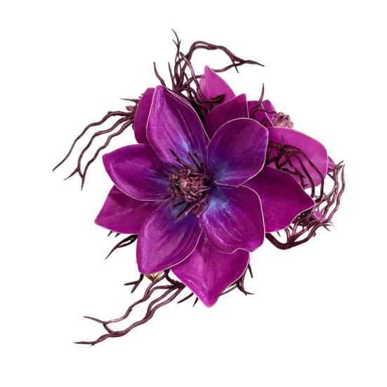 Заколка для волос в пляжном стиле, гавайский, богемный, цветочный аксессуар для волос, универсальный дизайн, удобный боковой зажим для волос