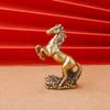 Vintage Copper Zodiac Horse Small Statue Feng Shui Ornaments Brass Lucky Animal Miniatures Figurines Desktop Decorations Crafts