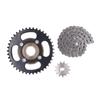420 Chain Sprocket Kit Steel 420 Chain 76 Link 13T Front Sprocket 41T Rear Sprocket for Bike
