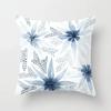 Watercolor Blue Cushion Cover Abstract Marble Geometric Pattern Sofa Pillowcase Bedroom Home Decor Car Office Decorative 45x45cm