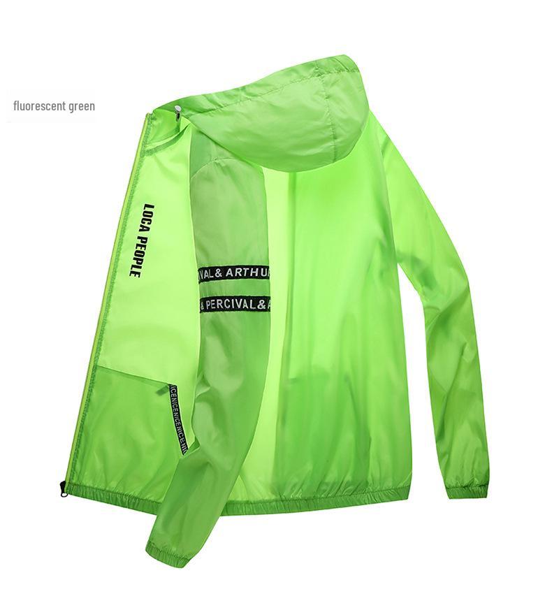 Мужская легкая куртка из ледяного шелка для защиты от солнца - Дышащая, модная, свободного кроя для активного отдыха и рыбалки