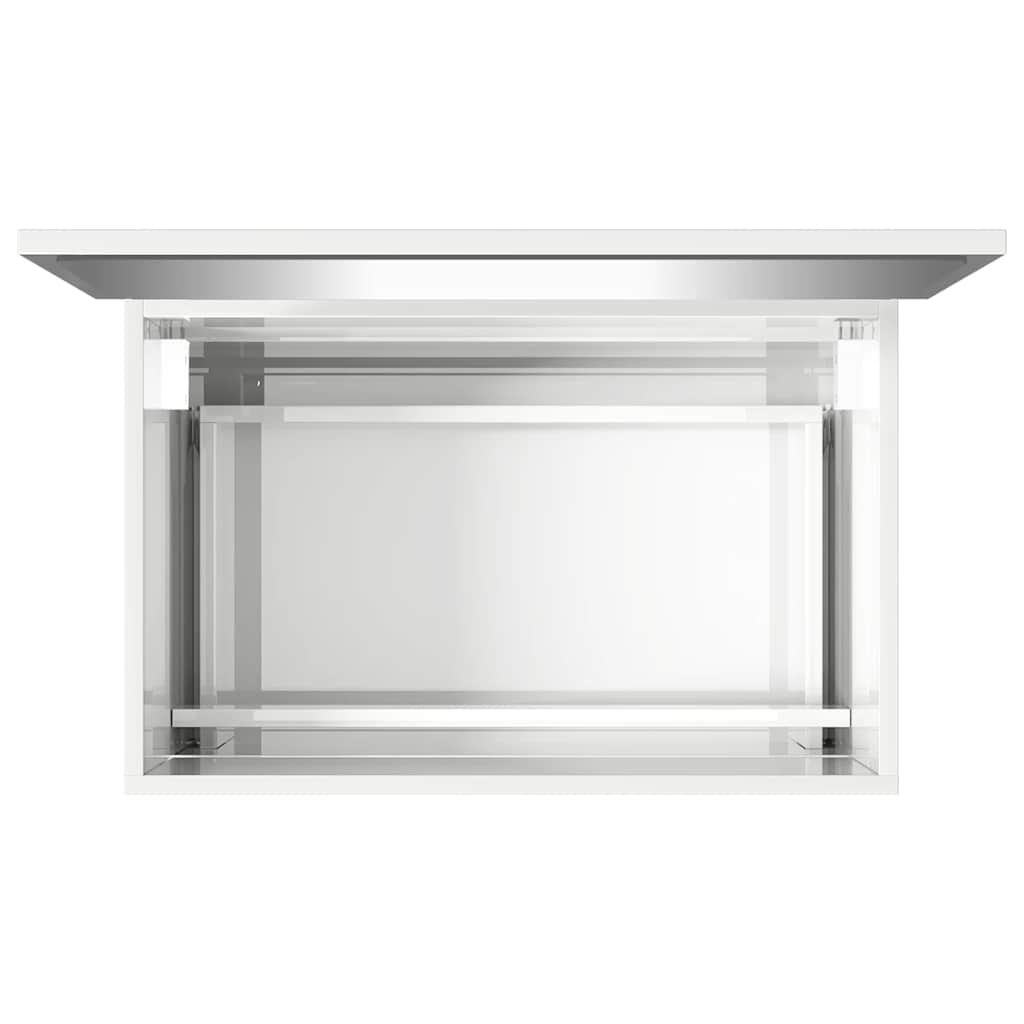 2-teiliges Badmöbel-Set, Badspiegel und Waschbeckenschrank-Kombination ohne Waschbecken