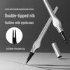 Yaqinuo Double-Headed Waterproof Brow & Eyeliner Pencil – Sweatproof, Natural, 3D, Multi-Use, Water-Based.
