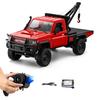 MN MODEL Scale Land Cruiser LC79 with Hook Lift 4WD Officially Licensed Birthday Gift for Christmas Gift 112 MN-82T Control, Four-Wheel Drive, 2.4G