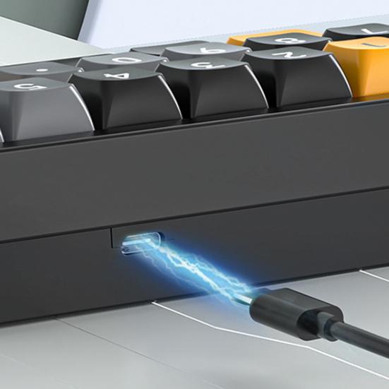 3 Modes Mini Wireless Keyboard with RGB Backlit Macro Programmable 15 Key Hot-swap DIY One Handed Gaming Mechanical Keypad PC Accessories