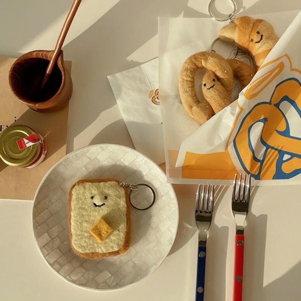 Bakery Felt Keychain Keyring Character Keychain