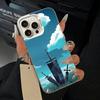 Горячий аниме-Чехол для телефона Black-C- Clover Для IPhone 17 Air 16 15 14 13 12 11 Pro Max Белый Серебристый Жесткая Крышка