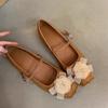 Fashion Flats Flower Mary Jane Shoes Women Shallow Sandals 2024 Fashion New Dress Shoes Walking Cozy Classic New Autumn Lady Chaussures