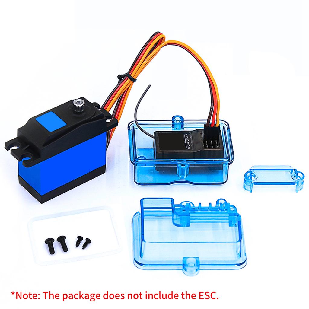 Прозрачный Водонепроницаемый Защитный Чехол для Коробки Приемника ESC, Герметичная Коробка, Замена для Huanqi 727 Slash, Пульт