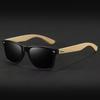 Non-polarized Fashionable Bamboo Wood Sunglasses Men Women Classic Square Vintage Driving Sun Glasses Black Fishing Eyewear Eyepieces