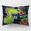 Cartoon Dinosaur Pillowcase Cute Children's Room Cushion Cover Car Sofa Cushion Cover Children's Birthday Gift