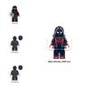 G0120 Superhero Building Blocks Spider-man Great Responsibility Suit In Red Cape