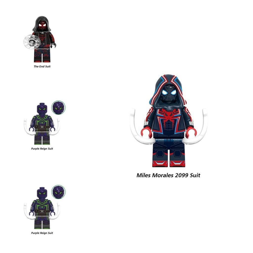 G0120 Superhero Building Blocks Spider-man Great Responsibility Suit In Red Cape