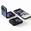 Чехол для Samsung Galaxy Zflip Z Flip 4 Zflip3 Z Flip 3 5g Zflip4 Flip3 Flip4 Красивая снежинка Art Черные чехлы Роскошные