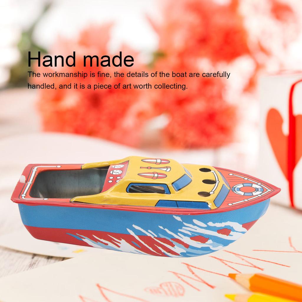 Игрушки Свечные Лодки Винтажная Ностальгия Свечная Лодка Украшение Изысканное Мастерство Железные Игрушки Лодки для Вечеринки Дня Рождения