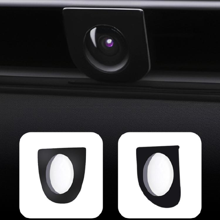 Прозрачный корпус защитной крышки камеры Защита от царапин и ударов Всепогодный Прозрачное изображение Разработан для транспортного средства Легкая установка 2 шт.