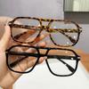 Retro Anti Blue Light Computer Glasses Frame Women Oversized Men Trendy Fashionable Stylish Eyeglasses Classic Spectacles Ouclos