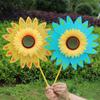 Winds Spinners for Lawns Patio Colorful Sunflower Pinwheel Toy Windmill Bulk 6pcs Party School Event Garden Lawns Pinwheels