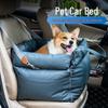 Car Dog Bed: Removable, Washable Leather Pet Safety Seat