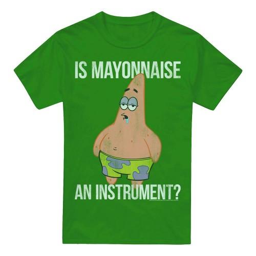 SpongeBob SquarePants Mens Mayonnaise Instrument T-Shirt