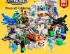 Compatible Lego Bricks: Minecraft Cave, War Village Puzzle for Boys, Birthday Gift