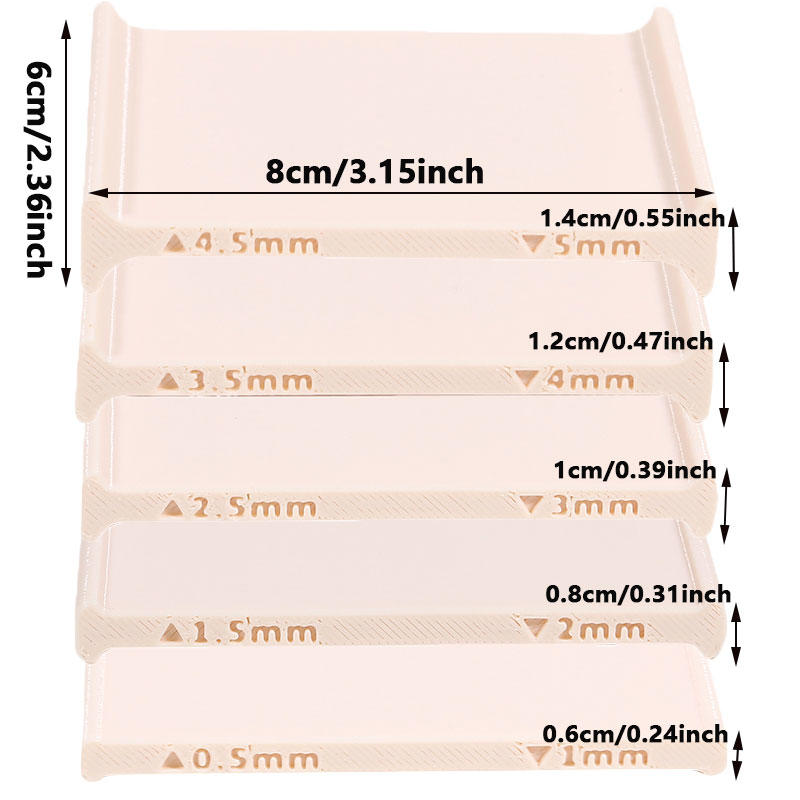 Diameter 0.5-5mm Clay Strip Rolling Mold DIY Hand-rolled Clay Strip Woven Earrings Pendant Polymer Clay Tools Jewelry Making